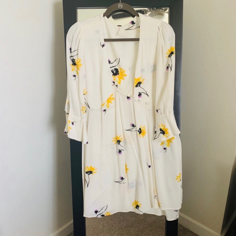 Free People Floral Midi